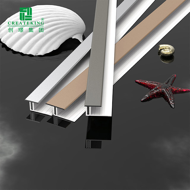 Garniture de bord en alliage d'aluminium en forme de T de 18 x 11,4 mm.