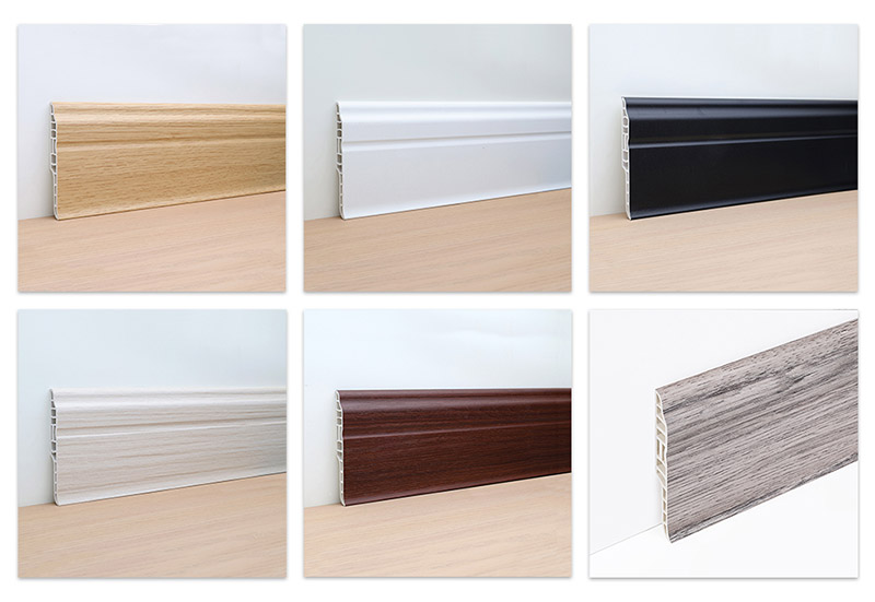 Plinthe en langue d'agneau en PVC 95*15.5mm