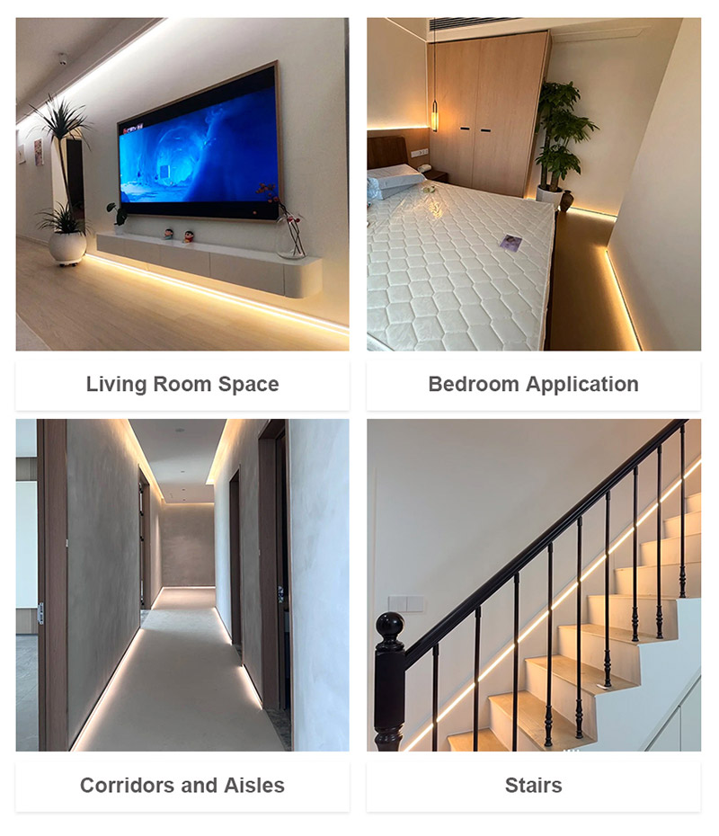 Plinthe lumineuse LED