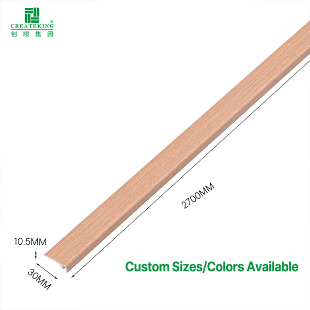 Bandes de bord de sol en PVC en forme de F de 30 x 10,5 mm