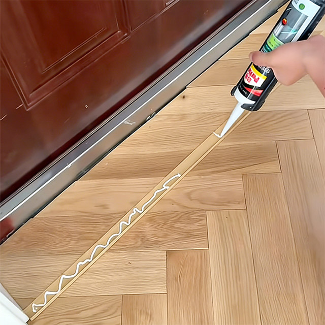 Bandes de bord de revêtement de sol stratifié en forme de L en PVC 24*10 mm