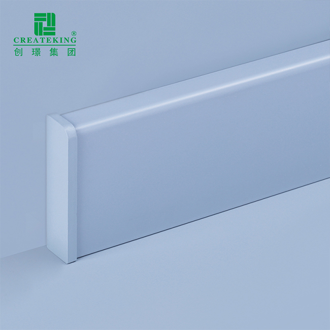 Foshan fabricant mur d'installation facile plinthe en aluminium