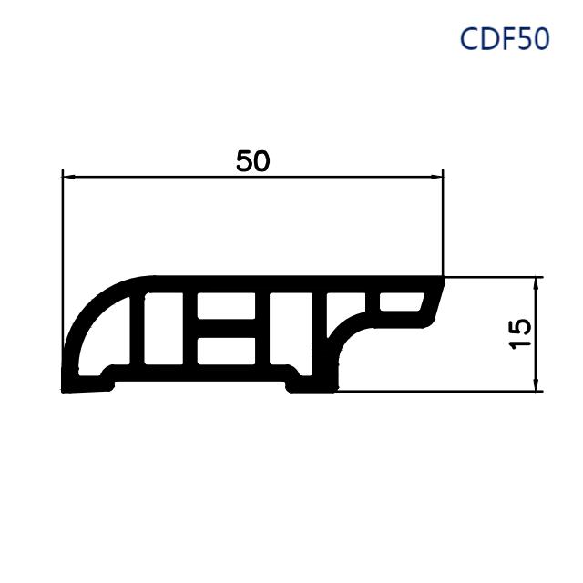 Plinthe PVC CDF50