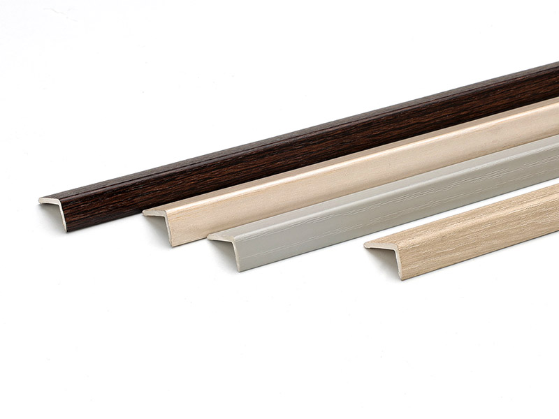 Bande de bord de rev&ecirc;tement de sol stratifi&eacute; en forme de L en PVC 20*10 mm