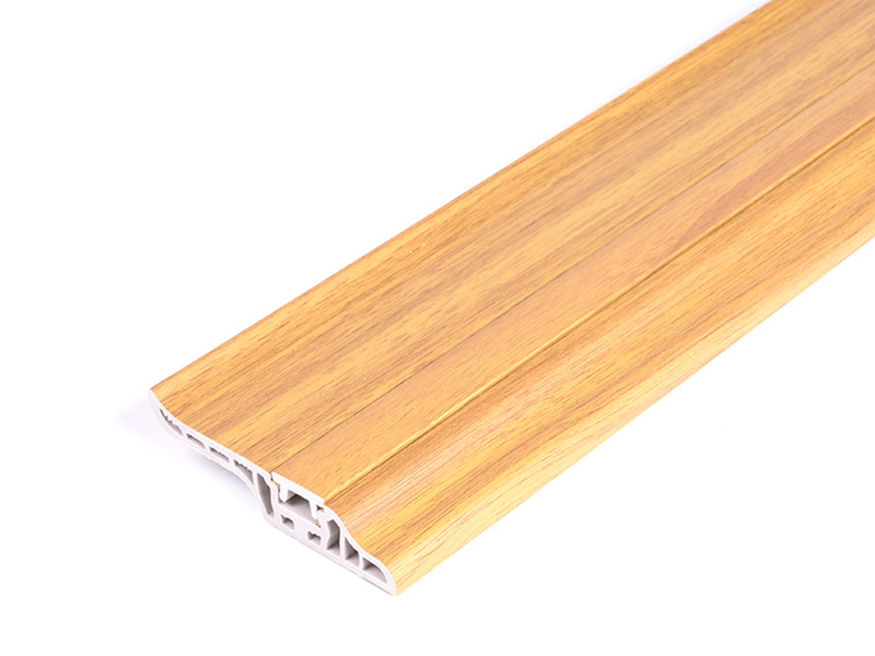 plinthe cach&eacute;e de clou de langue d'agneaux de PVC de 78*17mm