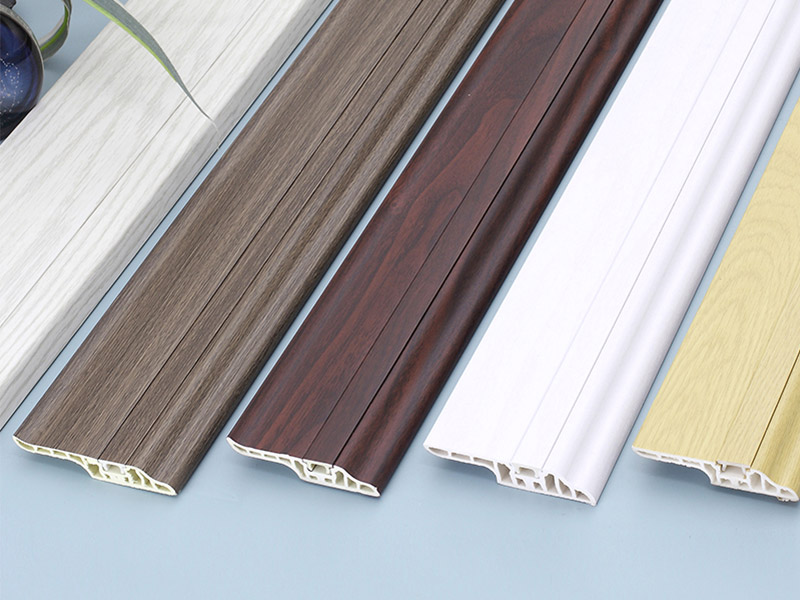 Plinthe cach&eacute;e par PVC de clou de 68*17mm
