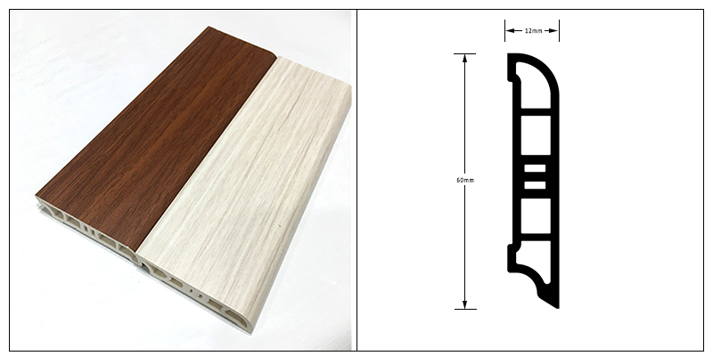 plinthe de crayon de 60*12mm SPC