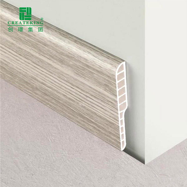 Plinthe ronde de crayon de PVC de 95*12mm