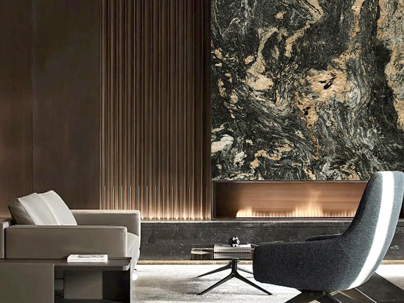 Feuilles de marbre en PVC