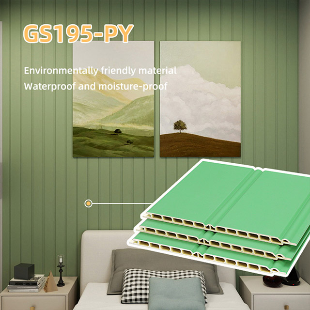 Panneaux muraux creux WPC de 195*9mm