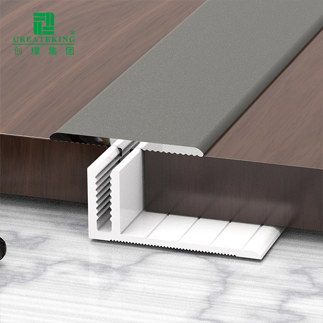 Moulures de sol en alliage d'aluminium en forme de T de 25 * 11,3 mm