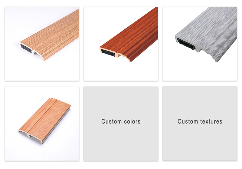 Plinthe &agrave; clipser en PVC 85*16 mm