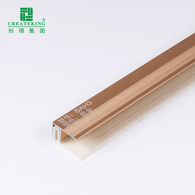 Profilé d'extrémité en métal 11,71 x 22 mm pour revêtement de sol stratifié