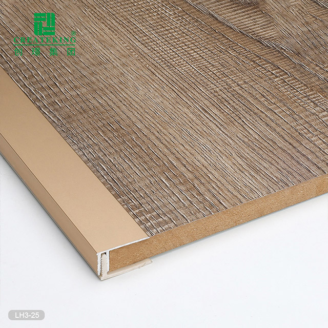 Bande de transition en aluminium pour moulage en T de 12,8 x 24,8 mm