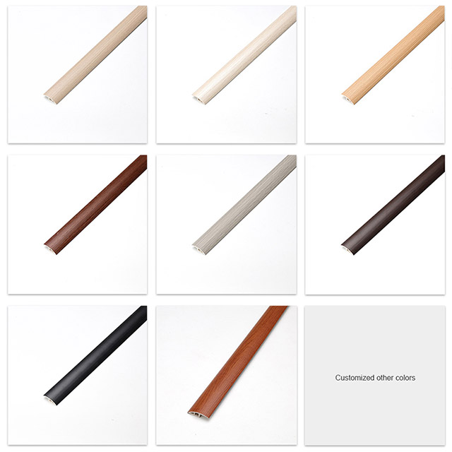 Réducteur de revêtement de sol en PVC à grain de bois 28*5 mm