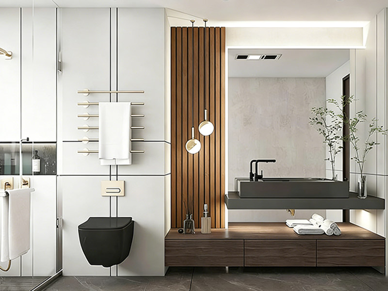 Un panneau mural WPC peut-il être utilisé dans une salle de bain ?