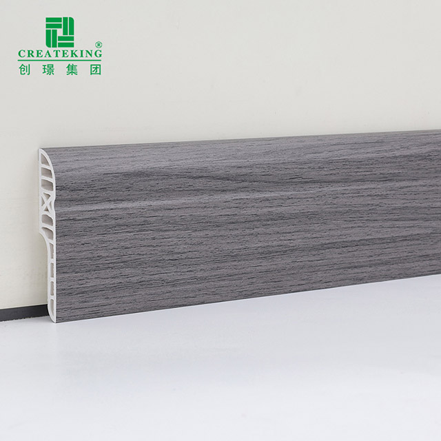 Plinthe ronde de crayon de PVC de 70*15mm