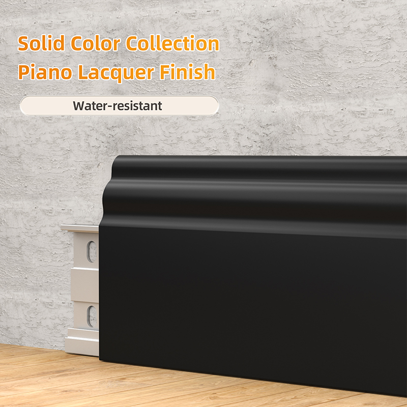 Plinthe en aluminium de style français 70*12 mm