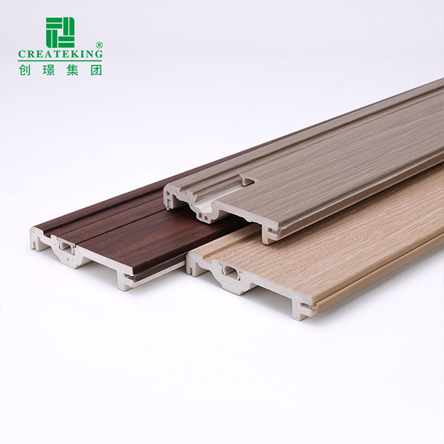 Plinthe cachée de clou de 75*14mm WPC