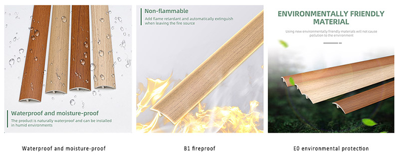 Bande de transition pour rev&ecirc;tement de sol Spc &agrave; grain de bois 32*4 mm