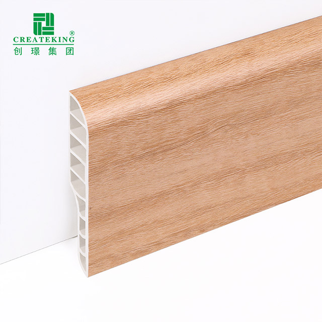 Plinthe de crayon de PVC de 75*15mm