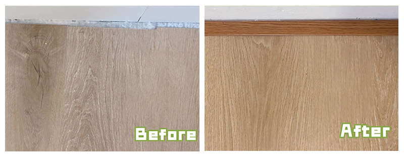 Bandes de bordure de sol en PVC en forme de L 13*13 mm