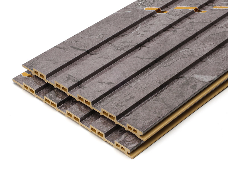 Panneau mural creux cannel&eacute; en PVC imperm&eacute;able 155*17mm