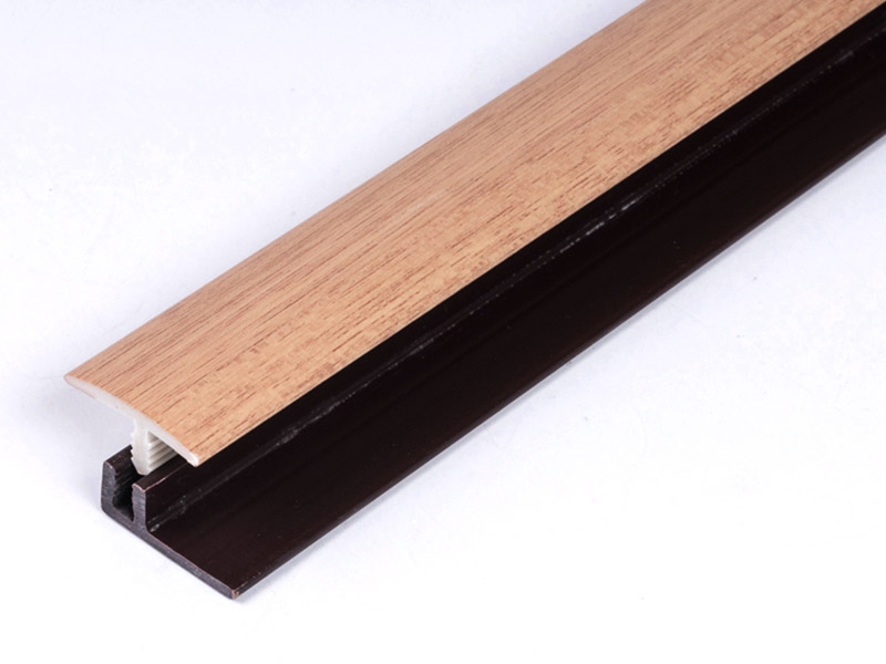 Bande de transition de sol en PVC en forme de T de 25*8 mm