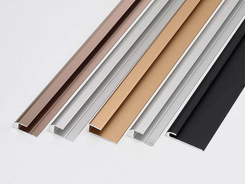 Bande de bordure de sol en alliage d'aluminium en forme de C