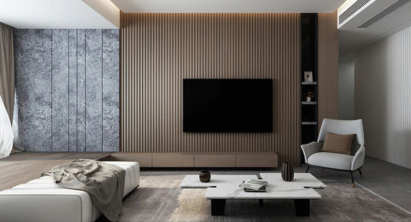 panneau mural cannel&eacute; wpc