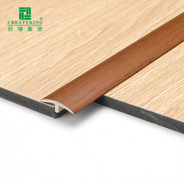 Bandes de transition de sol SPC en forme de T de 25 * 4 mm