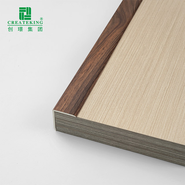 Bandes de bordure de parquet en bois massif en forme de L en PVC 30*25 mm
