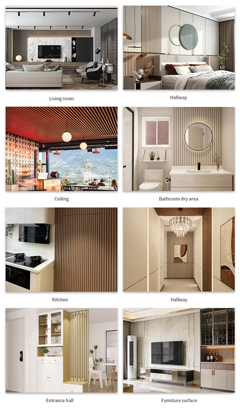 Panneaux muraux WPC pour salle de bain