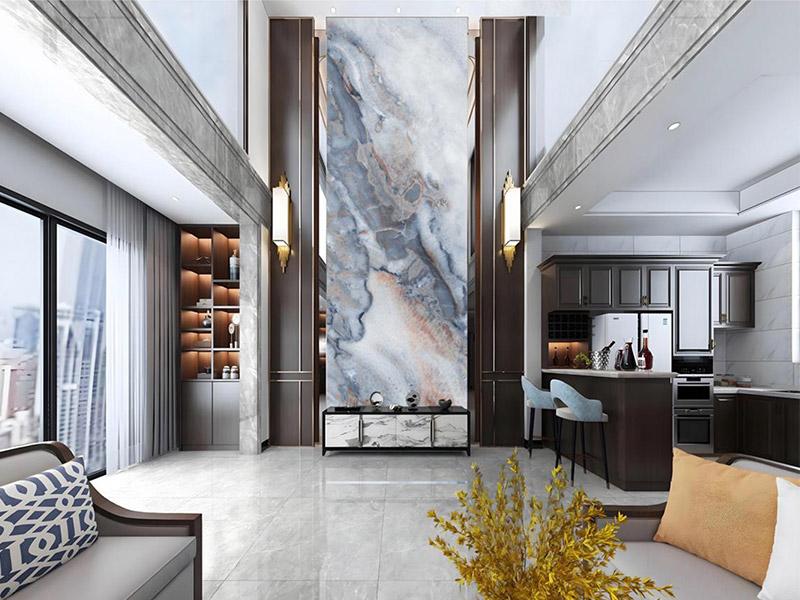 Feuille de marbre en PVC
