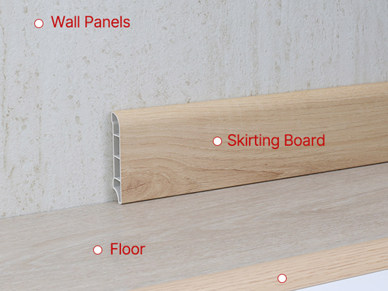 Plinthe murale SPC de 60*12mm