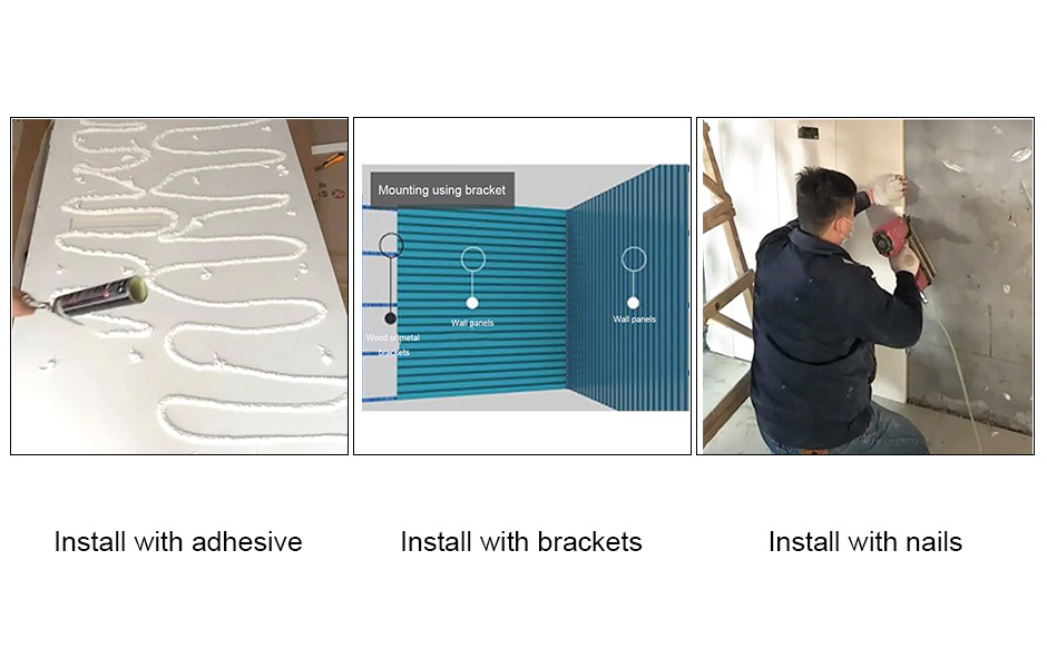 Quelle est la meilleure façon d'installer des panneaux muraux?