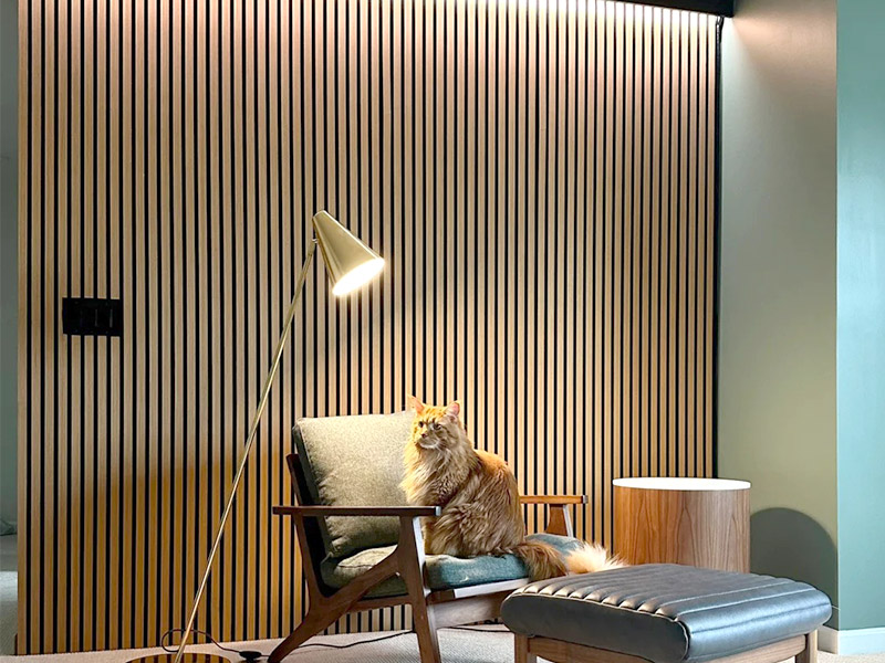 Est-ce une bonne idée d'installer des panneaux muraux à lattes?