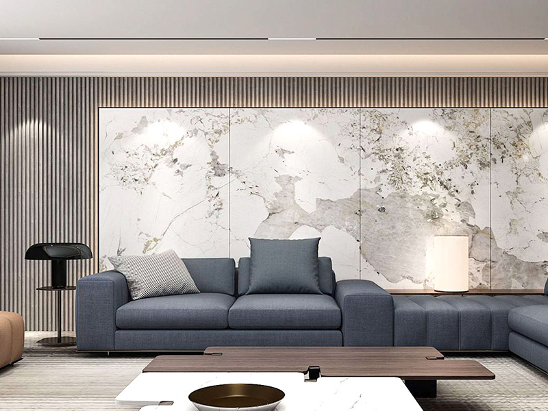 Comment utiliser des panneaux muraux et des grilles pour créer un mur de fond TV haut de gamme ?