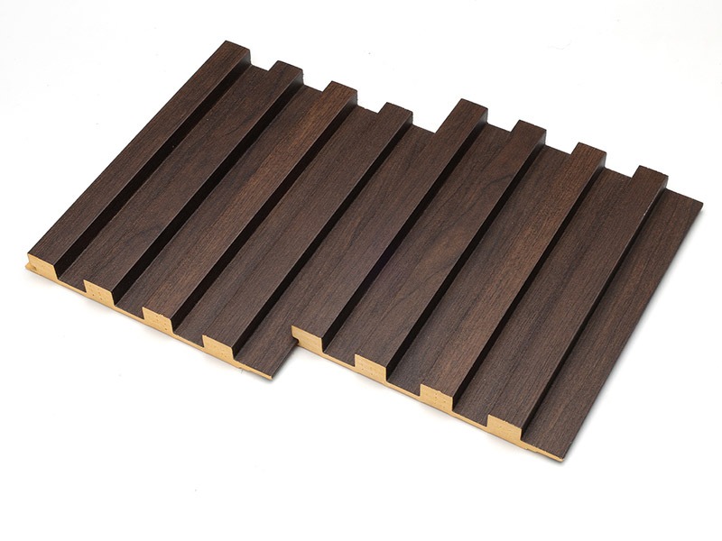 Panneaux muraux solides cannel&eacute;s &eacute;cologiques 159*16mm 