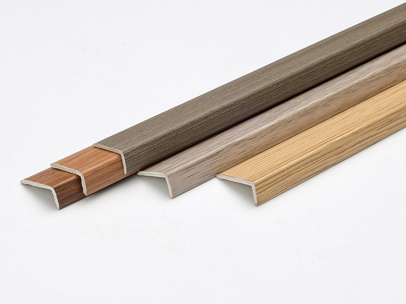 Bandes de chant pour parquet en bois en forme de L
