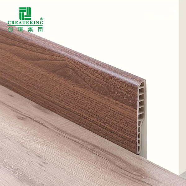 Plinthe ronde de crayon de PVC de 95*12mm