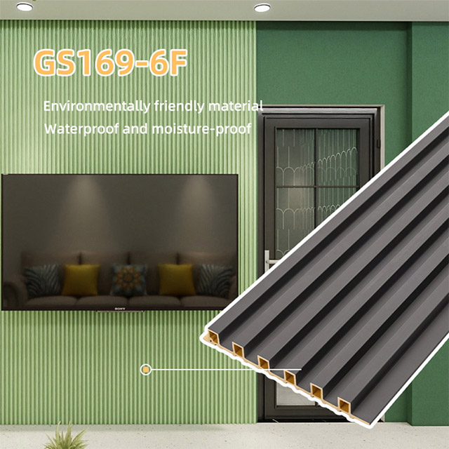 Panneaux muraux cannelés rectangulaires 169*17,8 mm