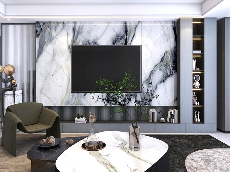 Quel est le prix d’une feuille de marbre avec revêtement UV ?