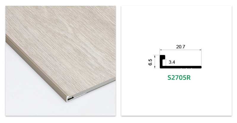 Garniture de plancher &agrave; canal C