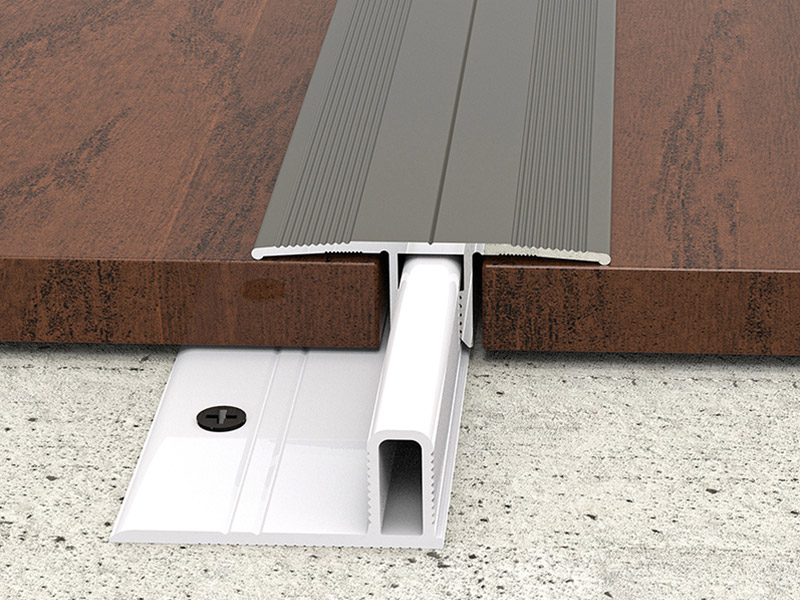 Bande de transition en aluminium pour plancher en T