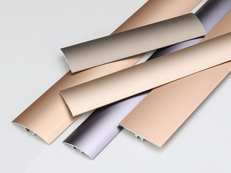 Bande de seuil de porte en m&eacute;tal