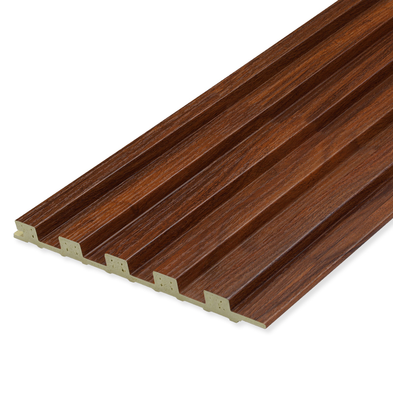 Panneaux muraux en lattes de bois