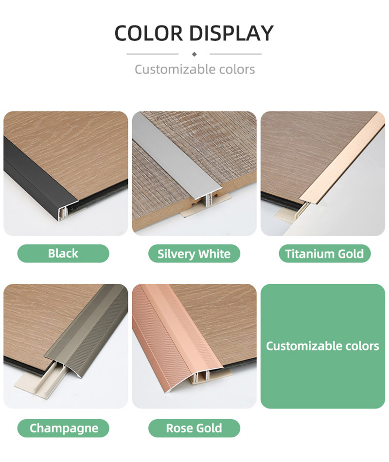 Moulage en T en aluminium