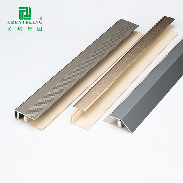 Profilé d'extrémité en métal 11,71 x 22 mm pour revêtement de sol stratifié