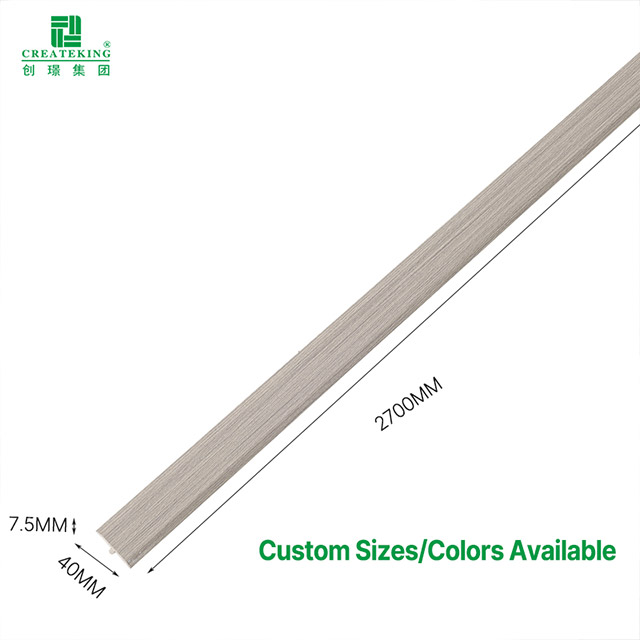 Bande de transition de sol en forme de T en PVC 40*7,5 mm